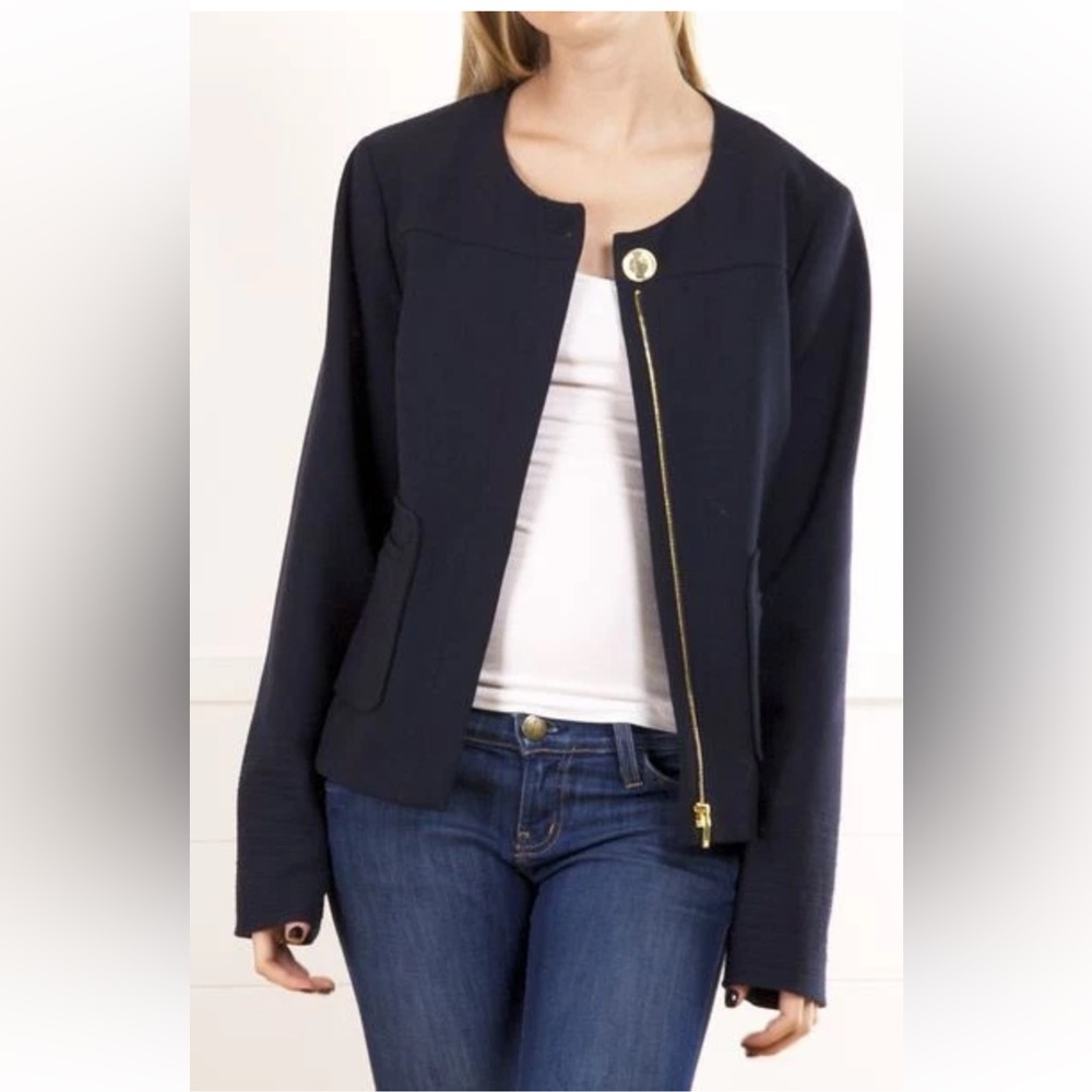 TORY BURCH Harriet Navy Jacket